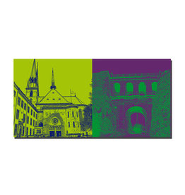ART-DOMINO® BY SABINE WELZ Leinwandbild - Luxemburg - 091-02