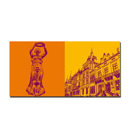 ART-DOMINO® BY SABINE WELZ Leinwandbild - Luxemburg - 091-03
