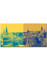 MAGNET-STORIES Luxemburg - Skyline links + Skyline rechts - 2
