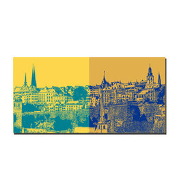 ART-DOMINO® BY SABINE WELZ Leinwandbild - Luxemburg - 091-07