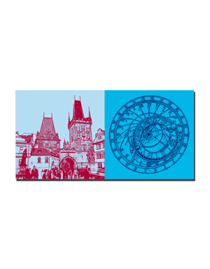 MAGNET-STORIES Prague - Kleinseitner Brückenturm + Astronomische Uhr