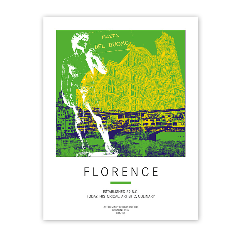 ART-DOMINO® BY SABINE WELZ Poster - Florence