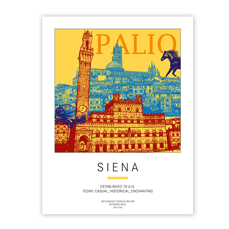 ART-DOMINO® BY SABINE WELZ Poster - Siena