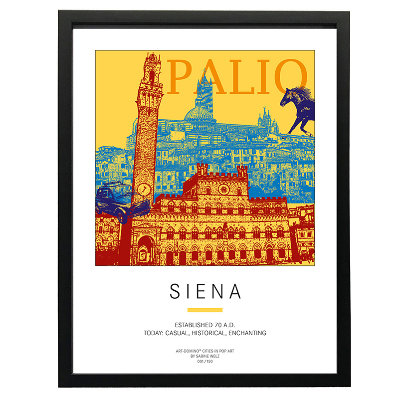 ART-DOMINO® BY SABINE WELZ Poster - Siena