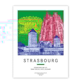 MAGNET-STORIES Plakat - Frankreich - Straßburg