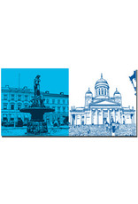 MAGNET-STORIES Helsinki - Havis Amanda fountain + Cathedral with candelabra