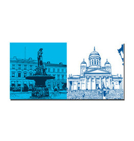 MAGNET-STORIES Image sur toile - Finlande - Helsinki - 082-02
