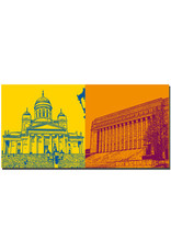MAGNET-STORIES Helsinki - Cathédrale et Candélabres + Bâtiment du Parlement