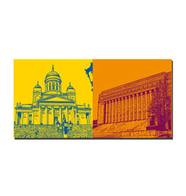 MAGNET-STORIES Picture on canvas - Finland - Helsinki - 082-07