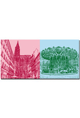 MAGNET-STORIES Straßburg - Liebfrauenkirche, rue mercière + Hist. Karussell Place Gutenberg