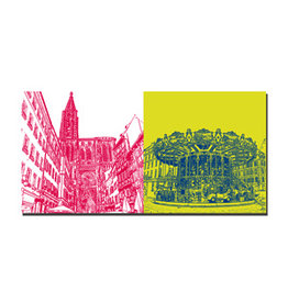 MAGNET-STORIES Picture on canvas - France - Strasbourg - 097-06