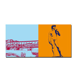 MAGNET-STORIES Image sur toile - Italie - Florence - 9601