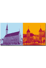 ART-DOMINO® BY SABINE WELZ Tallinn - Town hall + City Gate Viru
