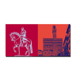MAGNET-STORIES Leinwandbild - Italien - Florence - 9605