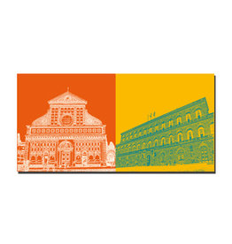 MAGNET-STORIES Picture on canvas - Italy - Florence - 9607