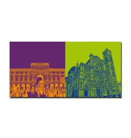 MAGNET-STORIES Picture on canvas - Italy - Florence - 9608