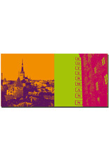 ART-DOMINO® BY SABINE WELZ Tallinn - View of the old town + Rotermann city