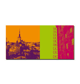 ART-DOMINO® BY SABINE WELZ Picture on canvas - Estonia - Tallinn - 084-03