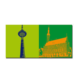 ART-DOMINO® BY SABINE WELZ Leinwandbild - Estland - Tallinn - 084-04
