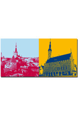 ART-DOMINO® BY SABINE WELZ Tallinn - Vue sur la vieille ville + Mairie