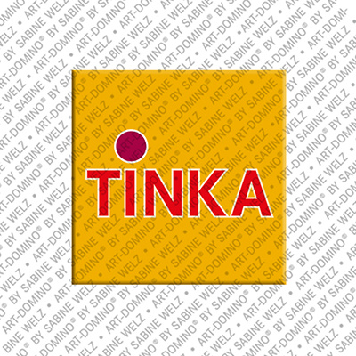 ART-DOMINO® BY SABINE WELZ TINKA - Magnet with the name TINKA