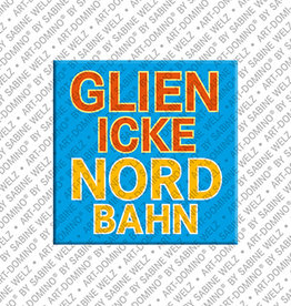 ART-DOMINO® BY SABINE WELZ Magnet - Deutschland - Glienicke-Nordbahn - 00