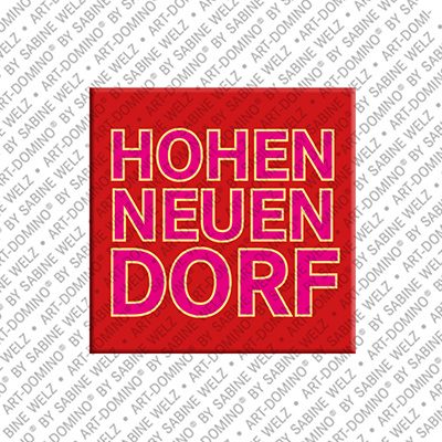 ART-DOMINO® BY SABINE WELZ Hohenneuendorf – Schriftzug