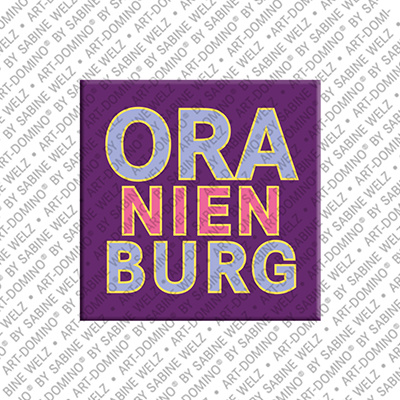 ART-DOMINO® BY SABINE WELZ Oranienburg – Schriftzug