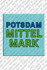 ART-DOMINO® BY SABINE WELZ Potsdam-Mittelmark – Schriftzug