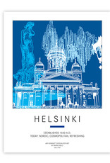 ART-DOMINO® BY SABINE WELZ Plakat - Helsinki