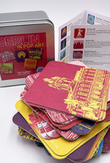 ART-DOMINO® BY SABINE WELZ  Beer coaster memo "Berlin in POP ART"