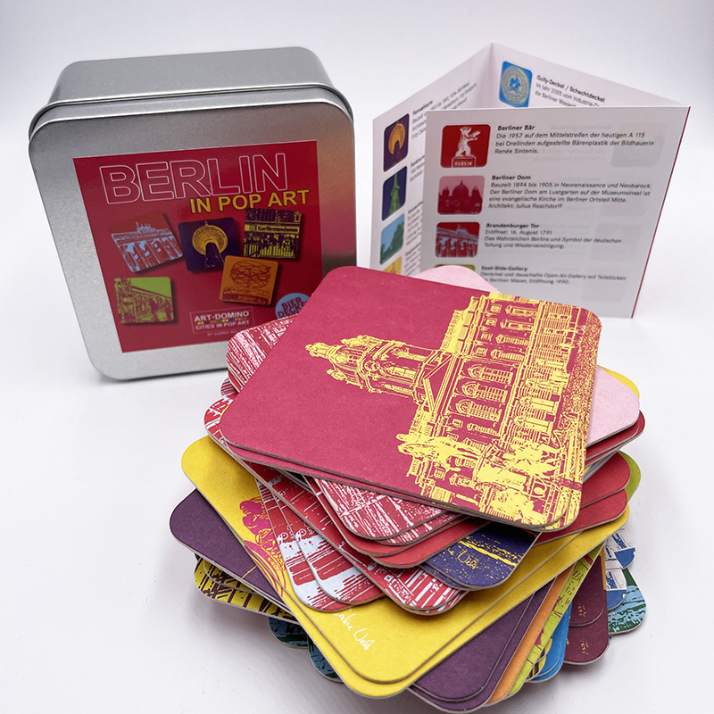 MAGNET-STORIES Bierdeckel-Memo "Berlin in POP ART"