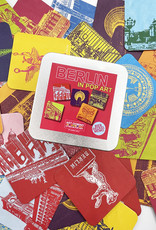 ART-DOMINO® BY SABINE WELZ  Beer coaster memo "Berlin in POP ART"