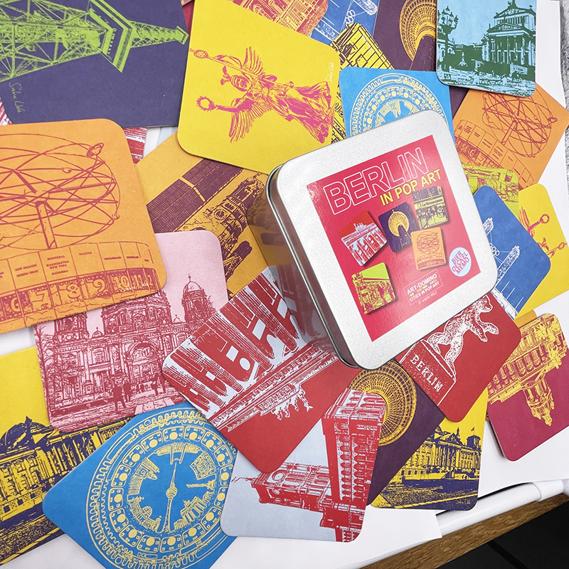 MAGNET-STORIES Bierdeckel-Memo "Berlin in POP ART"