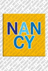 ART-DOMINO® BY SABINE WELZ NANCY - Magnet with the name NANCY