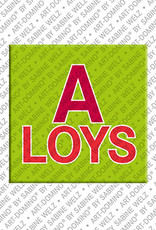 MAGNET-STORIES ALOYS - Magnet mit dem Vornamen ALOYS