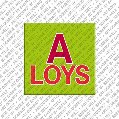 MAGNET-STORIES ALOYS - Magnet with the name ALOYS