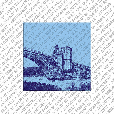 ART-DOMINO® BY SABINE WELZ Avignon – Pont de bénézet Avignon