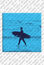 ART-DOMINO® BY SABINE WELZ Biarritz – Surfer-Beach