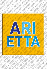 MAGNET-STORIES ARIETTA - Magnet with the name ARIETTA