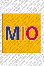 MAGNET-STORIES MIO - Magnet mit dem Vornamen MIO