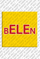 ART-DOMINO® BY SABINE WELZ BELEN - Magnet with the name BELEN