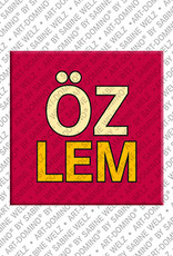 MAGNET-STORIES ÖZLEM - Aimant avec le nom  ÖZLEM