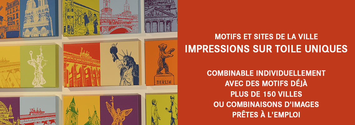 Impressions sur toile uniques