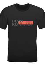 MAGNET-STORIES T-SHIRT BLVD KU'DAMM - Round neck black-Orange - 2