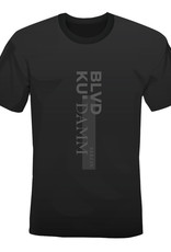 MAGNET-STORIES T-SHIRT BLVD KU'DAMM - Col rond noir-grey