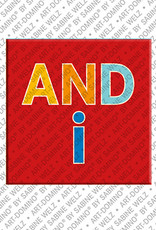 MAGNET-STORIES ANDI - Magnet with the name ANDI