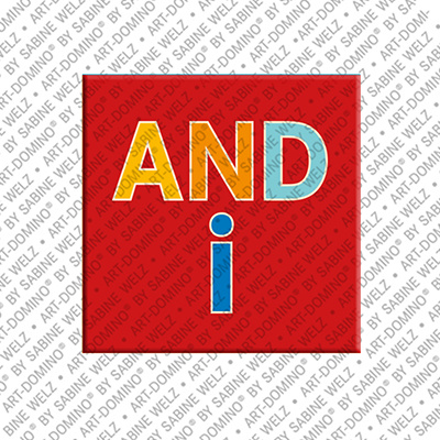 MAGNET-STORIES ANDI - Magnet mit dem Vornamen ANDI