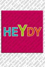 ART-DOMINO® BY SABINE WELZ HEYDY - Magnet mit dem Vornamen HEYDY