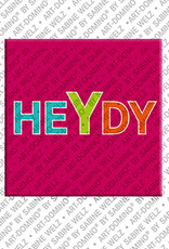 ART-DOMINO® BY SABINE WELZ HEYDY - Magnet with the name HEYDY